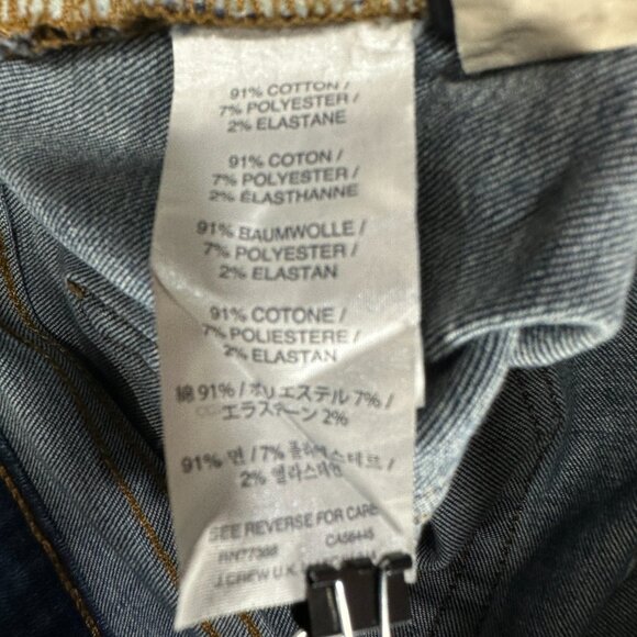 J Crew Denim Shorts Womens 25 Merrill Wash Pockets Cotton Stretch Raw Hem - Picture 5 of 6